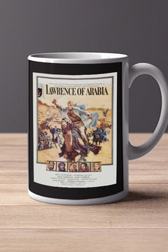 Lawrence of Arabia 11oz Mug | Film Memorabilia | Lawrence of Arabia Design | Actor Peter O'Toole