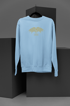 House of The Dragon Gold Dragon Wings Sweatshirt | Game of Thrones Inspired Pullover | Dragon Emblem Jumper | Fantasy TV Show Clothing