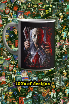 Halloween Michael Myers 11oz Mug | Horror Film | Movie Poster Design | Scary Halloween Decor | Creepy Mug Gift