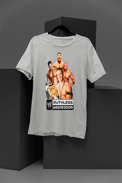 RUTHLESS AGGRESSION WWE T-Shirt | Attitude Era Wrestling Tee | WWE Superstar Fan