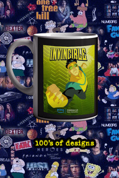 Invincible 11oz Mug | Invincible TV Show Poster Design | Lead Actor Name