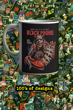Horror The Black Phone 11oz Mug | Thrilling Horror Film Design Mug