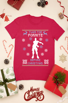KIDS UGLY "Twas The Fortnite Before Christmas Dance Pose" | Kids T-Shirt