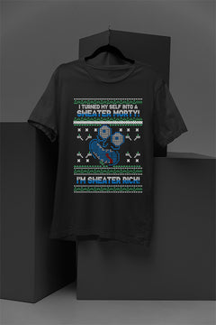 UGLY Dimensional Rick Christmas T-Shirt | Rick and Morty | Portal Adventures | Interdimensional