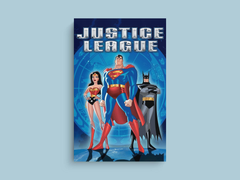 Justice League Canvas Print | DC Comics | Superhero Wall Art | Home Decor | Justice League Design | Superman Wonder Woman Batman Aquaman Flash