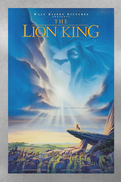 The Lion King | Simba | Nala | Premium Gloss Poster | Film Design