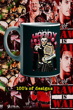 JEFF HARDY 11oz Mug | WWE Superstar | Jeff Hardy Fan Art Mug | Wrestling Gift