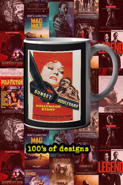 Sunset Blvd 11oz Mug | Film Memorabilia | Sunset Blvd Design | Gloria Swanson