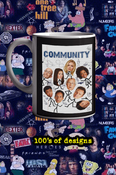 Community 11oz Mug | TV Show Poster Design | Joel McHale Mug