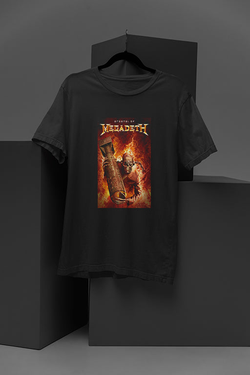 Megadeth Arsenal of Megadeth | Vintage Thrash Metal Band Tee | Retro Megadeth Arsenal of Megadeth Design | 90s Metal Band Merch | Megadeth Fan Apparel