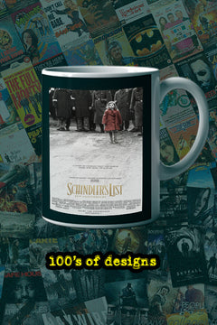 Schindler's List 11oz Mug | Film Memorabilia | Schindler's List Poster Design | Liam Neeson Merch