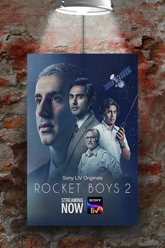 Rocket Boys: Grab A Premium Gloss Poster | TV Show Merchandise | Rocket Boys Design Featuring Lead Actor's Name