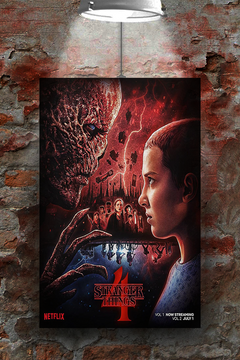 Stranger Things Season 4 Eleven Posters | Millie Bobby Brown Design | TV Show Poster Art