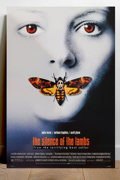 The Silence of The Lambs Anthony Hopkins Jodie Foster Gloss Poster | Movie Art Print | Horror Film Wall Decor | Cult Classic Poster | Film Room Aesthetic | Hannibal Lecter Artwork | Thriller Movie Design | Gift for Film Buffs | Home Cinema