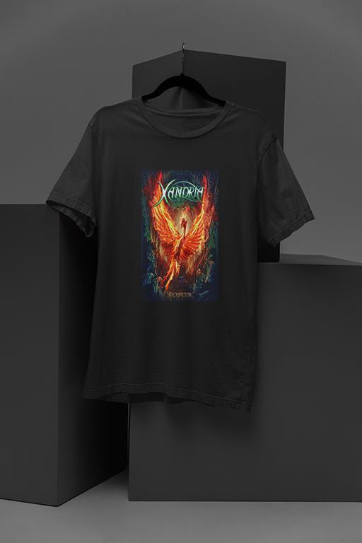Xandria Sacrificium Band Tee | Gothic Metal Fashion | Symphonic Metal Merch | Era of Passion and Fame | Unique Design Inspired by Xandria Sacrificium