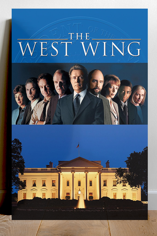 The West Wing Bartlet Sheen Premium Gloss Poster | TV Show Design | Unique Wall Decor | Vintage Poster | Political Drama Art