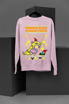 UGLY Christmas Princess | Retro Ugly Christmas Sweater | Vintage Christmas Princess Sweatshirt | Nost
