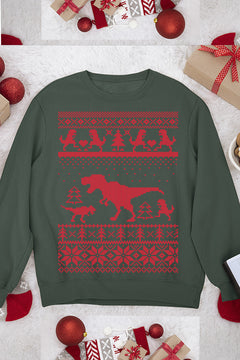 UGLY Christmas T-Rex | Dino-mite Holiday Fun | T-Rex Xmas Swe