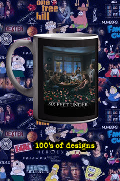 Six Feet Under 11oz Mug featuring Michael C. Hall | Peter Krause | TV Show Design