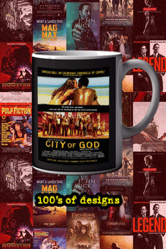 City of God 11oz Mug | Film Memorabilia | City of God Design | Lead Actor's Name