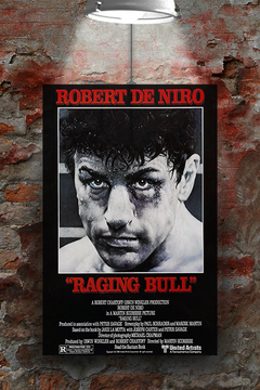 Raging Bull Robert De Niro | Premium Film Poster | Gloss Design