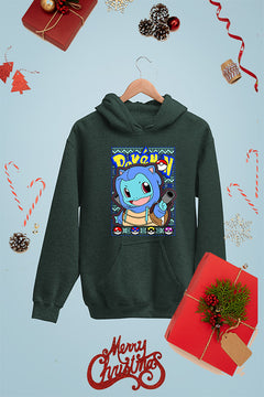KIDS Ugly Christmas Squirtle Hoodie from Pokemon | Kids Christmas Ugly Design | Limited