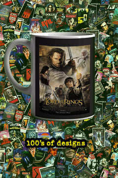 LOTR Return Of The King 11oz Mug - Film Memrobillia | LOTR Return Of The King Design - Lead Actor's Name