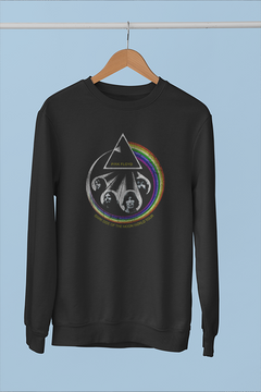 Pink Floyd The Dark Of The Moon | Band Sweatshirt | Psychedelic Rock Fashion | Vintage 1970s Retro | Dark Side of the Moon Inspired Apparel | Pink Floyd Merch | Music Lover Gift | Classic Rock Iconography Sweatshirt