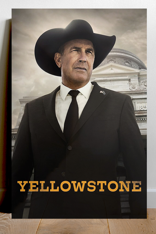 Yellowstone Kevin Costner Premium Gloss Poster | TV Show Yellowstone Design | Fan Art Decor for TV Show Lovers