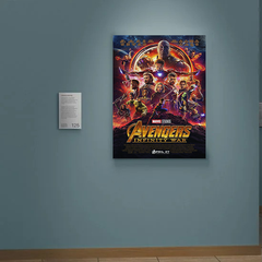 Avengers Infinity War Canvas Print | Movie Poster Design | Marvel Hulk Thor Iron Man Captain America Thanos | Chris Hemsworth Canvas Art