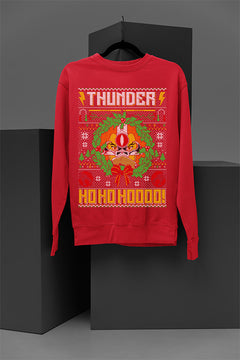 UGLY Thundercats Christmas Sweatshirt | Retro 80s Design | Santa's Favorite Thundercats Fan