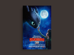 How to Train Your Dragon Canvas Print | Film Design | Hiccup | Toothless | Astrid | Home Decor | Wall Art