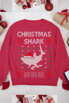 UGLY Christmas Shark: Jaws of Festive Fun | Killer Claus Collection | Holiday Havoc Sweat