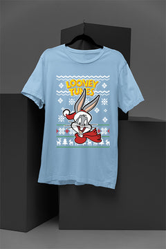 ULGY Bugs Bunny Retro Looney Tunes Christmas T-Shirt | Vintage Bugs Bunny | 90s