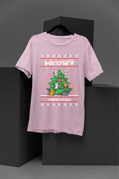 UGLY Meowy Christmas | Retro Ugly Design | Vintage Holiday Collection | Festive Feline Fashion