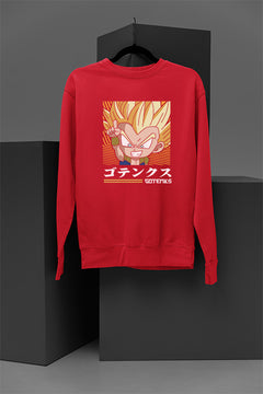 Goten | Dragon Ball Z Sweatshirt | Anime Armor | Super Saiyan | Youthful Warrior Apparel