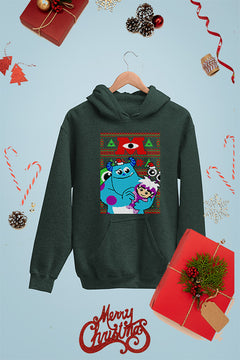 KIDS UGLY Monster Inc Christmas: Festive Festivities | Kids Christmas Ugly Design Hood