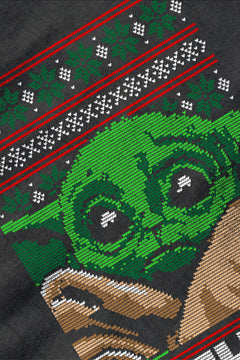 KIDS UGLY Galactic Groove Star Wars Baby Yoda The Child Christmas Tee | Kids Christmas