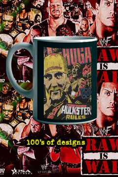 Hulkamania Lives 11 oz Mug | Classic WWF Tribute | Retro Hulk Rules Cup
