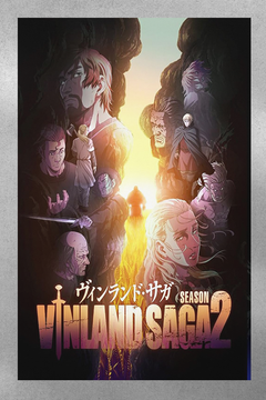 Vinland Saga Poster | Premium Gloss Illustration of Thorfinn | TV Show Merchandise Art Print | Anime Fan Gift Idea