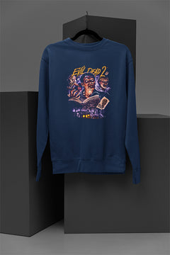 Horror | Evil Dead 2 | Bloody Chainsaw Cozy Pullover Sweatshirt | Halloween