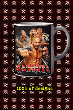 batista 11oz Mug | Pro Wrestling Mug | WWE Batista Coffee Cup