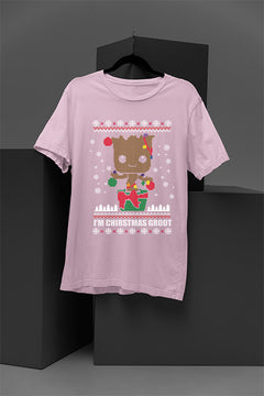 UGLY Marve Baby Groot I Am Christmas Groot | Marvel Christmas Tee | Holiday Funny Shirt