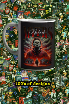 Halloween Michael Myers 11oz Mug | Horror Film | Michael Myers Design | Horror Movie Fan Gift