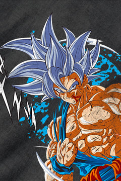 "Goku Super Saiyan Power Unleashed | Dragon Ball Z Anime Tee | Epic Saiyan Battle