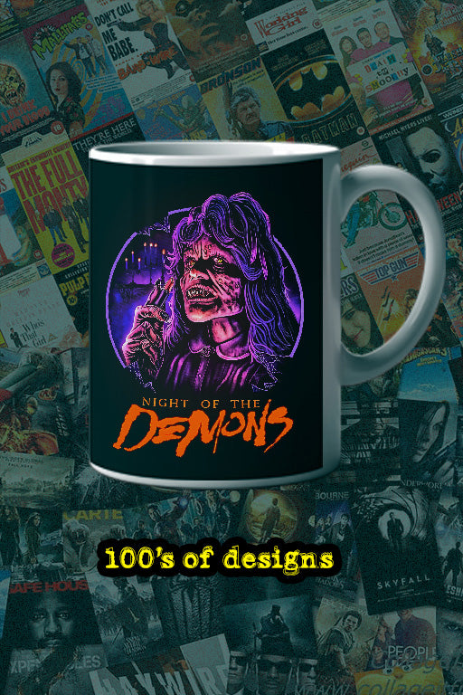 Halloween Night of the Demons 11oz Mug | Horror Film Poster Design