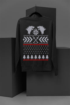 UGLY Dragon Frenzy Christmas Sweatshirt | Mythical Beasts | Festive Firebreathers