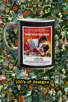 Gone with the Wind 11oz Mug | Film Memorabilia | Gone with the Wind Design | Vivien Leigh and Clark Gable