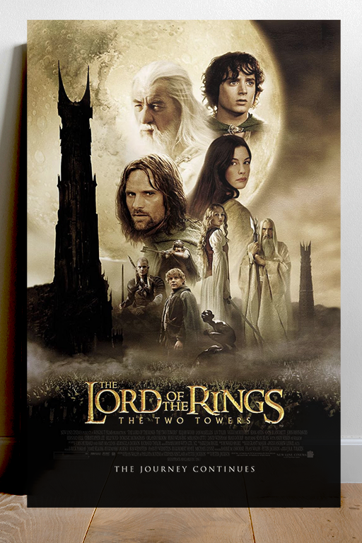 LOTR The Two Towers | Aragorn Premium Gloss Poster | Film Memorabilia | LOTR The Two Towers Design