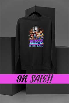 Rey Mysterio WWE Era Evolution Sweatshirt | Luchador Legend | High-Flying Champion